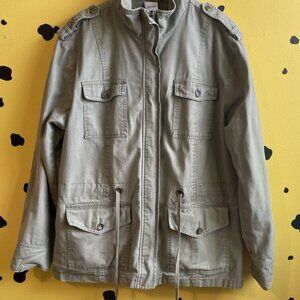 Men’s XXL Camo Military Field Jacket – Old Navy Utility Gorpcore